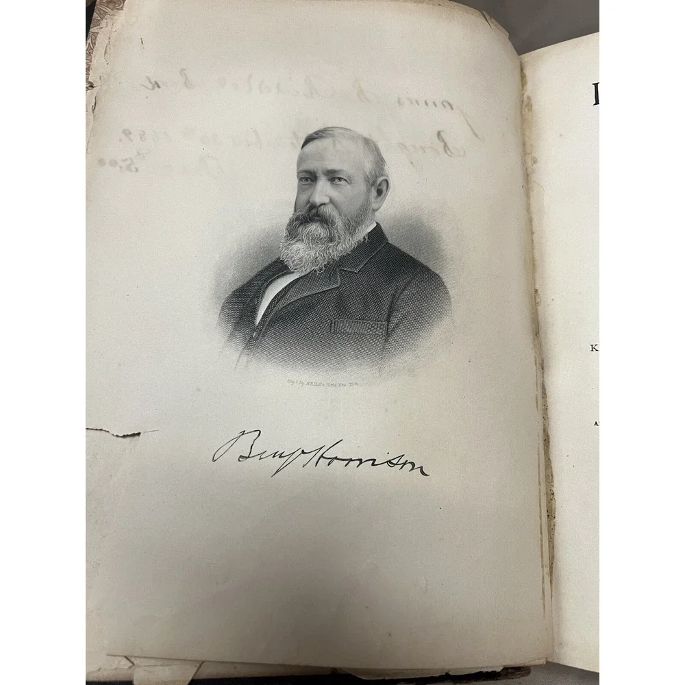 LIVING LEADERS OF THE WORLD: COMPROMISING.‎ 1889, BY WALTER J. BROOKS (858)